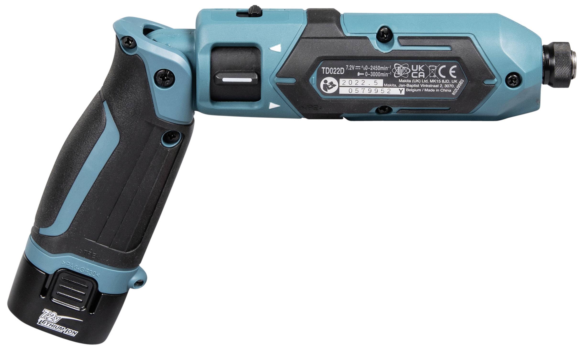 Makita TD022DSE Schlagschrauber 7.2 V 1.5 Ah Li-Ion inkl. 2. Akku, inkl. Tasche