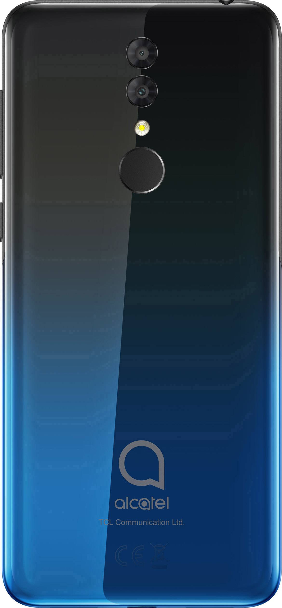 Alcatel 3 5053K 64GB Dual Sim Black-blue Dual-SIM-Handy 64GB 5.9 Zoll (15 cm) Dual-SIM Android™ 8.1 Oreo 13 Mio. Pixel Schwarz