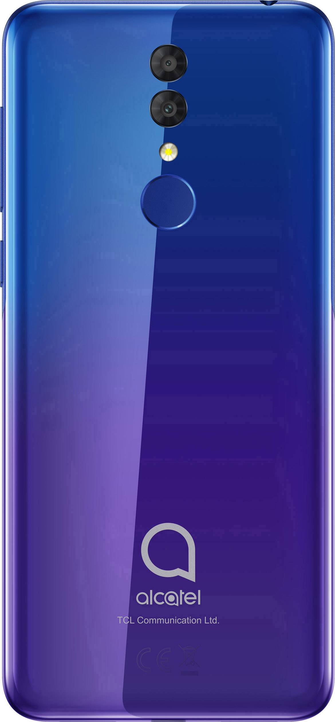 Alcatel 3 5053K 64GB Dual Sim Blue-purpl Dual-SIM-Handy 64GB 5.9 Zoll (15 cm) Dual-SIM Android™ 8.1 Oreo 13 Mio. Pixel Blau, Lila