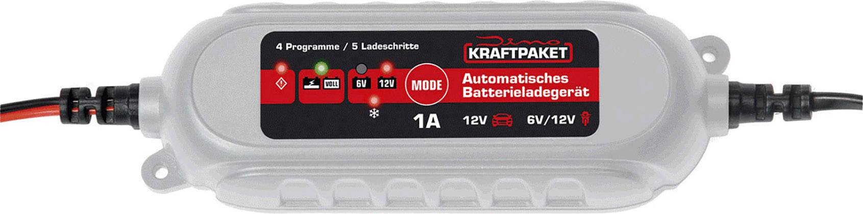 Dino KRAFTPAKET 136314 Automatikladegerät 12 V, 6V 1A