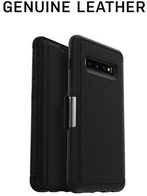 Otterbox Strada Folio für Galaxy S10+ Flip Cover Samsung Galaxy S10+ Espresso