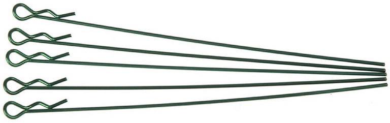 XCeed 1:10 Karosserie-Klammern Grün (metallic) 1St.