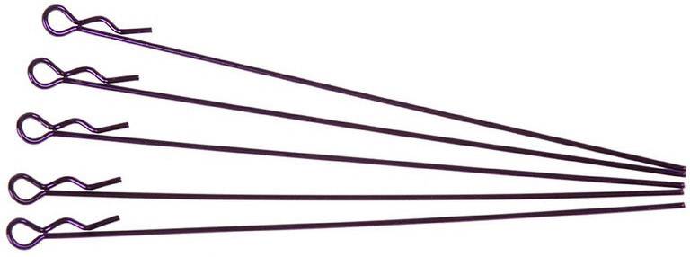 XCeed 1:10 Karosserie-Klammern Lila (metallic) 1St.