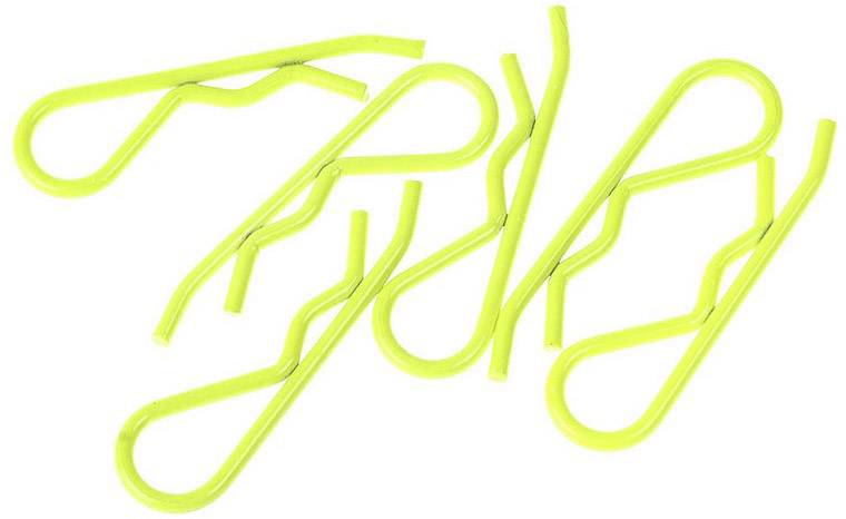 XCeed 1:8 Karosserie-Klammern Gelb (fluoreszierend) 1St.