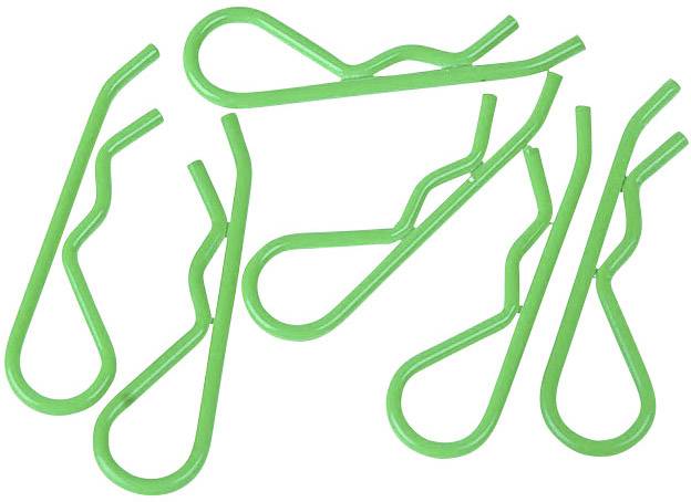 XCeed 1:8 Karosserie-Klammern Grün (fluoreszierend) 1St.