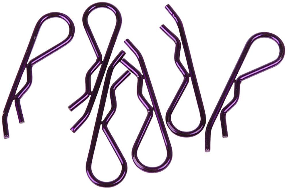 XCeed 1:8 Karosserie-Klammern Lila (metallic) 1St.