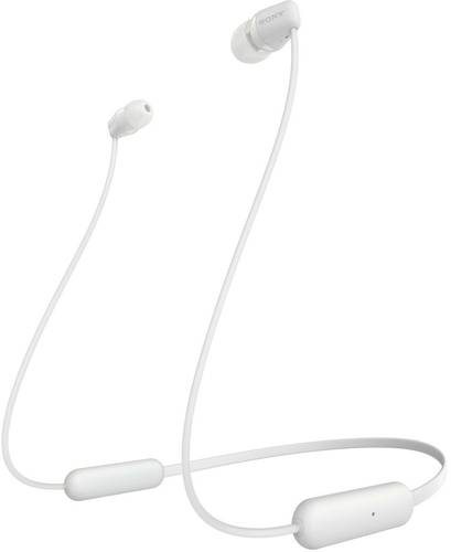 Sony WI-C200 Bluetooth® In Ear Kopfhörer In Ear Headset, Lautstärkeregelung Weiß