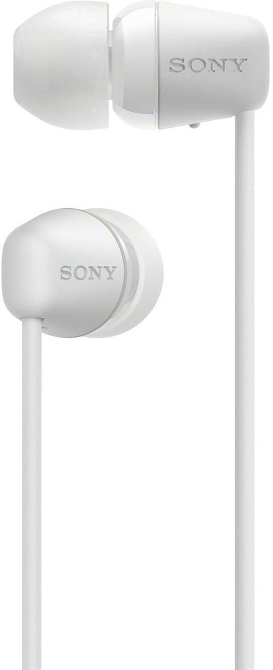 Sony WI-C200 In Ear Kopfhörer Bluetooth® Weiß Headset, Lautstärkeregelung
