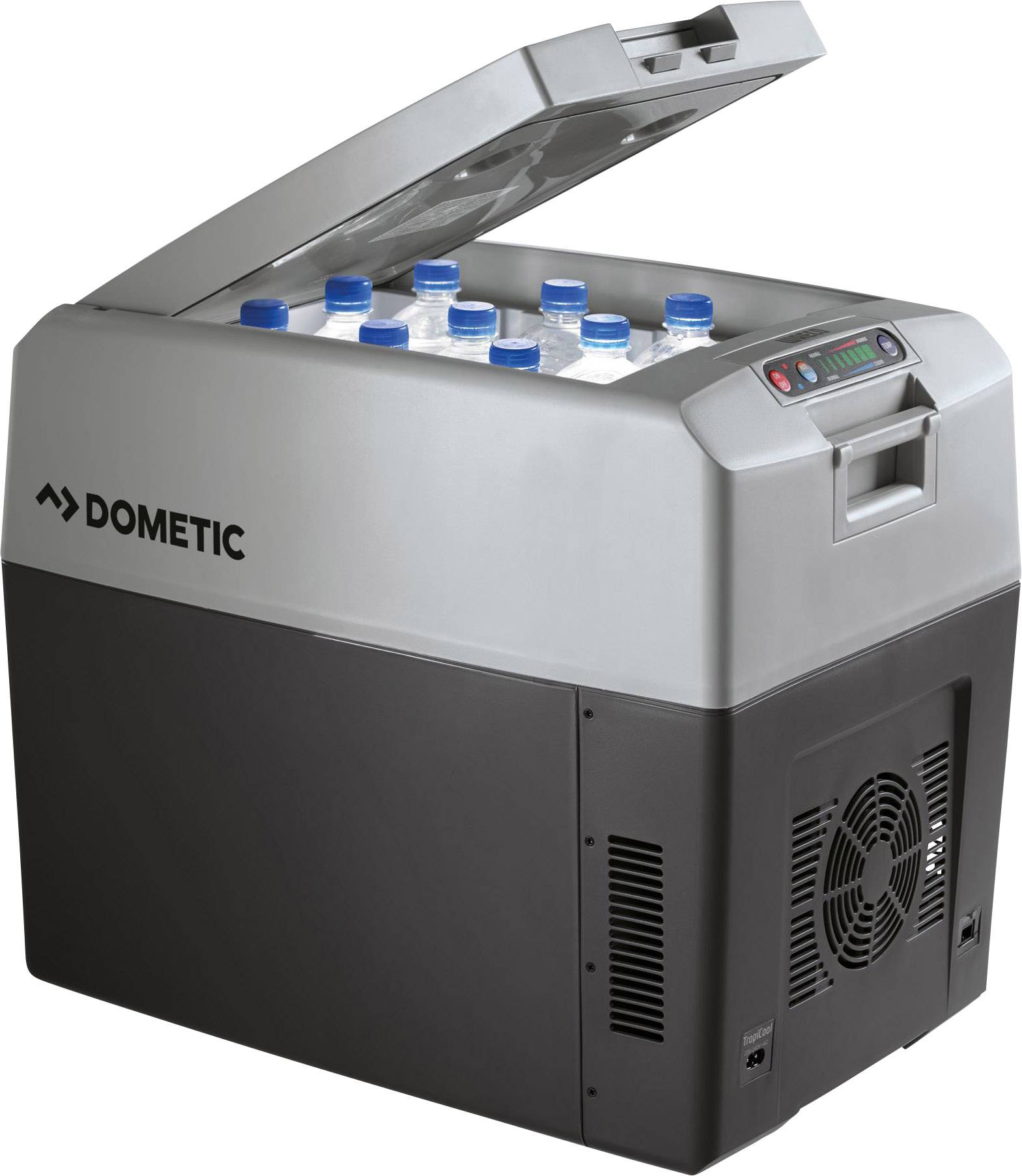 Dometic Group TropiCool TC 35FL Kühlbox EEK: E (A - G) Thermoelektrisch 12 V, 24 V, 110 V, 230 V Grau 33 l 25 °C unter Umgebungstemperatur