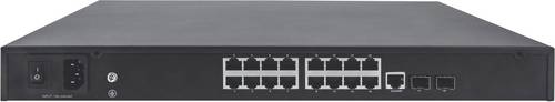 Intellinet 16 Port Gigab PoE+Managed AV-Switch 2xSFP Uplink Ports auf der Rückseite Layer2+ 19 Zoll