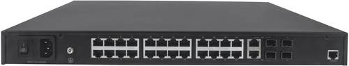 Intellinet 24 Port Gigab PoE+Managed AV-Switch 2xSFP Uplink Ports auf der Rückseite Layer2+ 19 Zoll