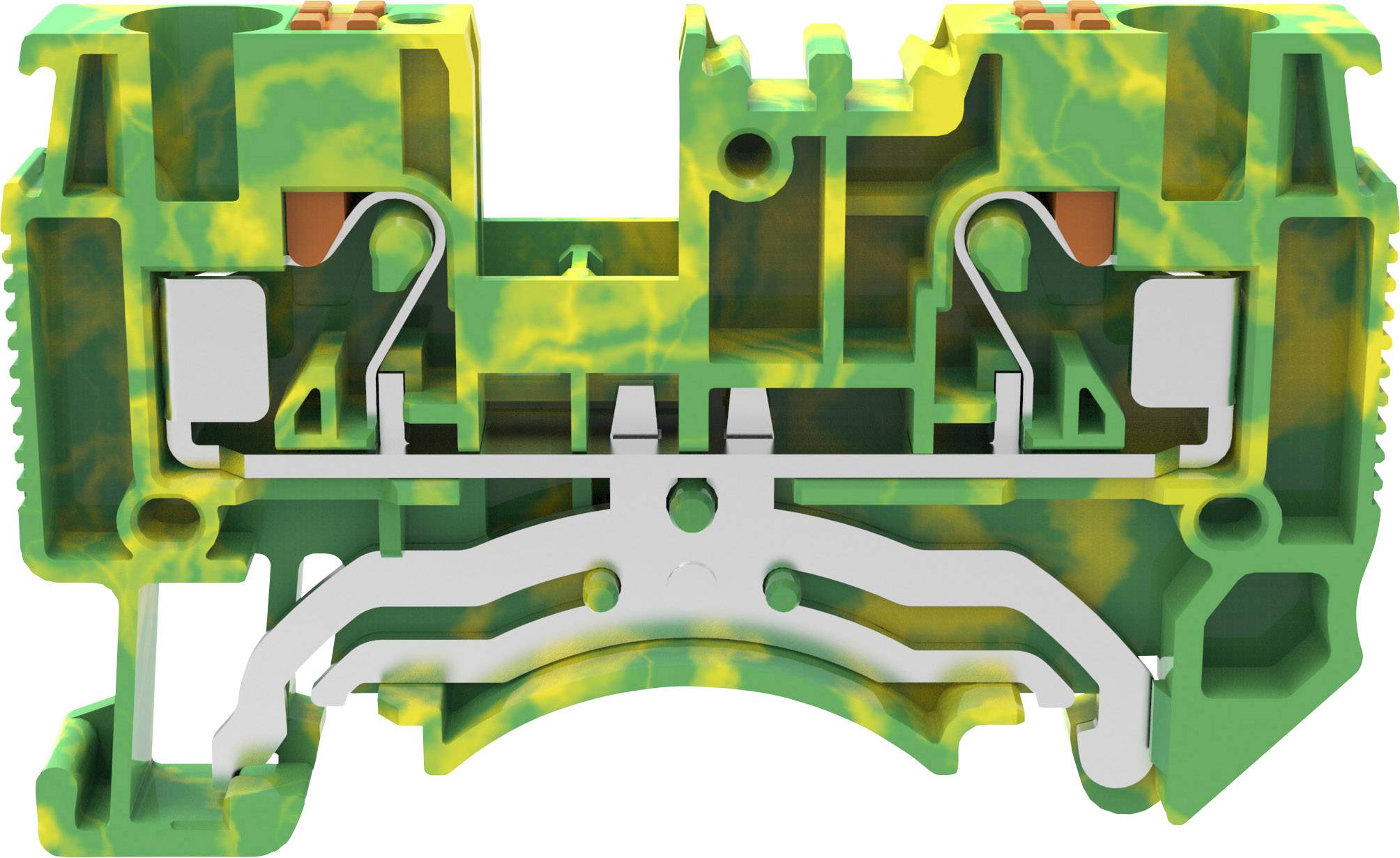 Degson DS4-PE-01P-1C-00-A(H) Schutzleiterklemme Push-In-Klemme Grün, Gelb