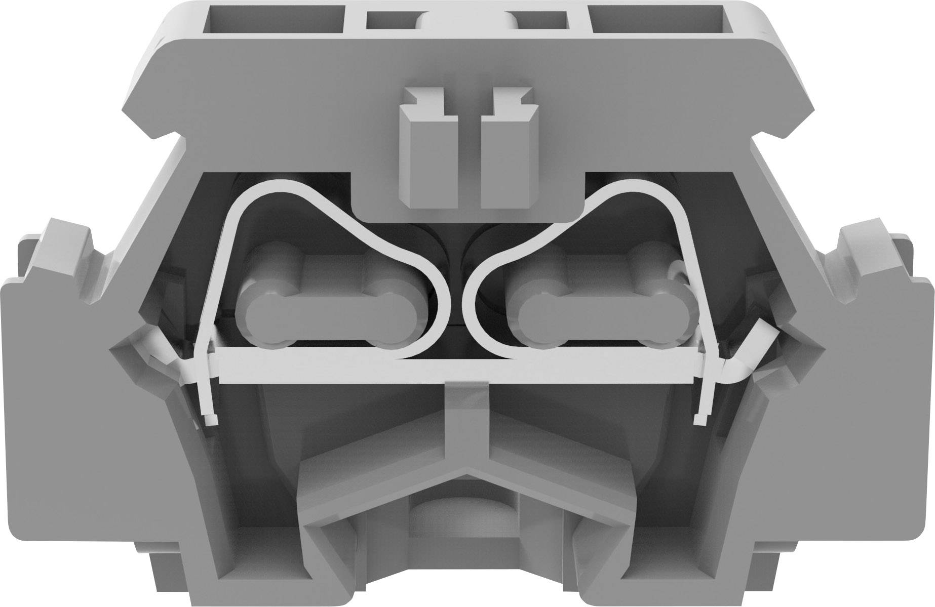 Degson WS1.5-DB-01P-11-00A(H) Mini-Durchgangsklemme Federklemme Grau