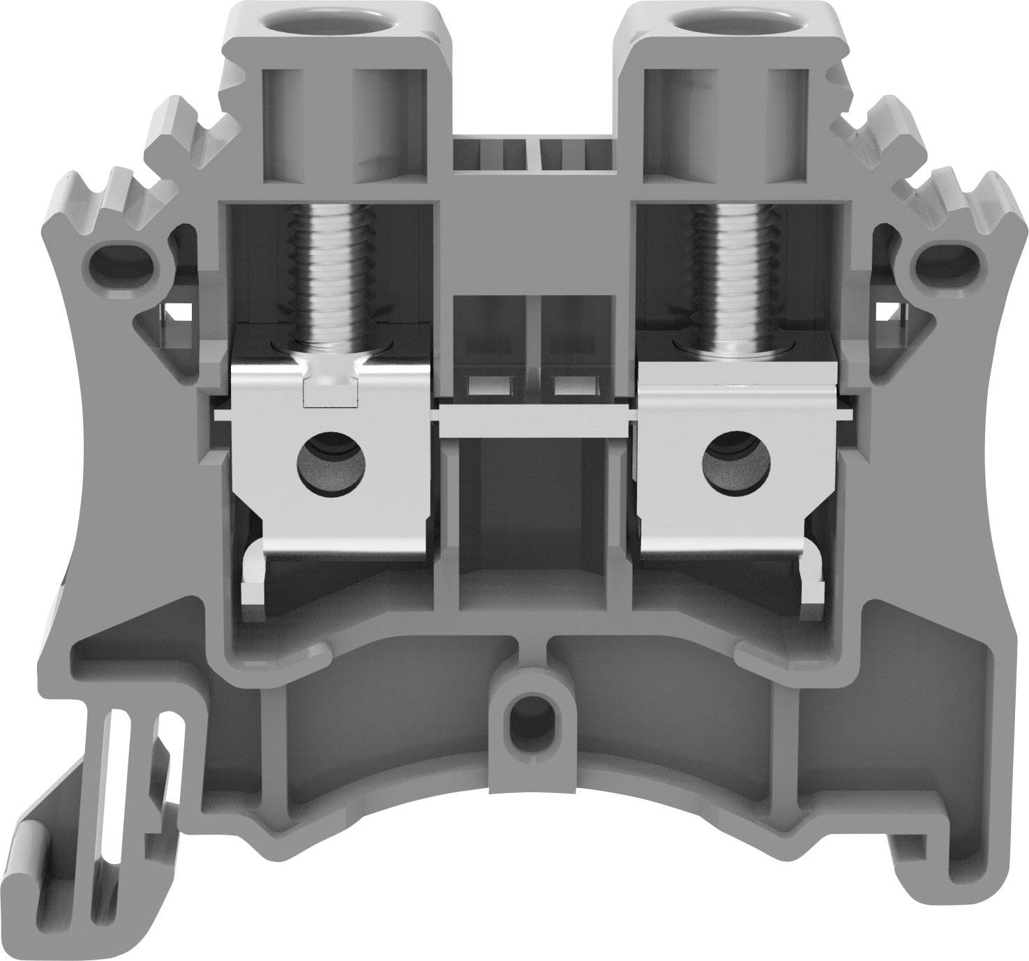 Degson DC6-01P-11-00A(H) Durchgangsklemme Schraubklemme Grau