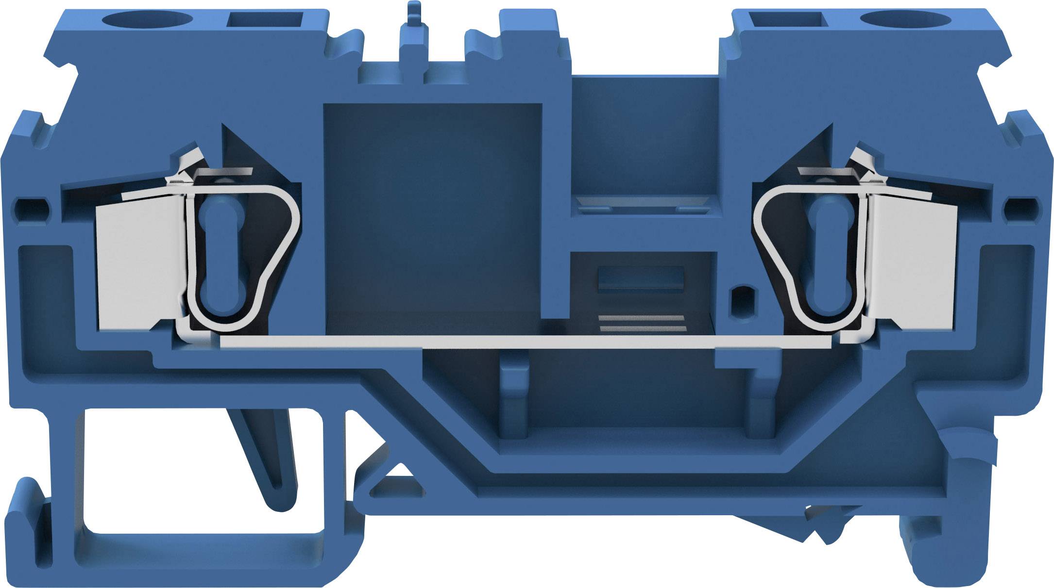 Degson WS4-01P-12-00A(H) Durchgangsklemme Federklemme Blau