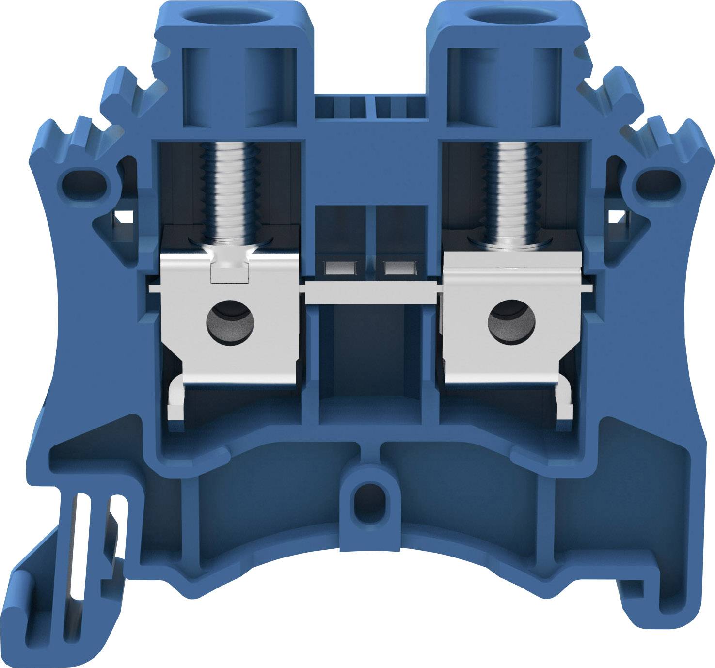 Degson DC6-01P-12-00A(H) Durchgangsklemme Schraubklemme Blau