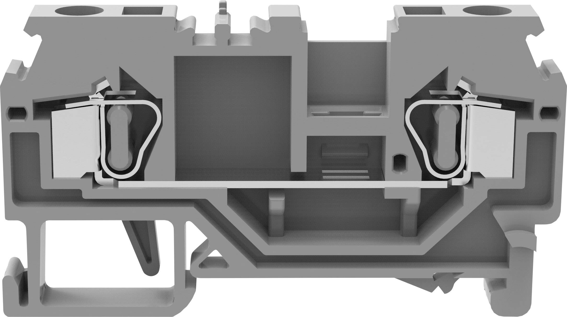 Degson WS4-01P-11-00A(H) Durchgangsklemme Federklemme Grau