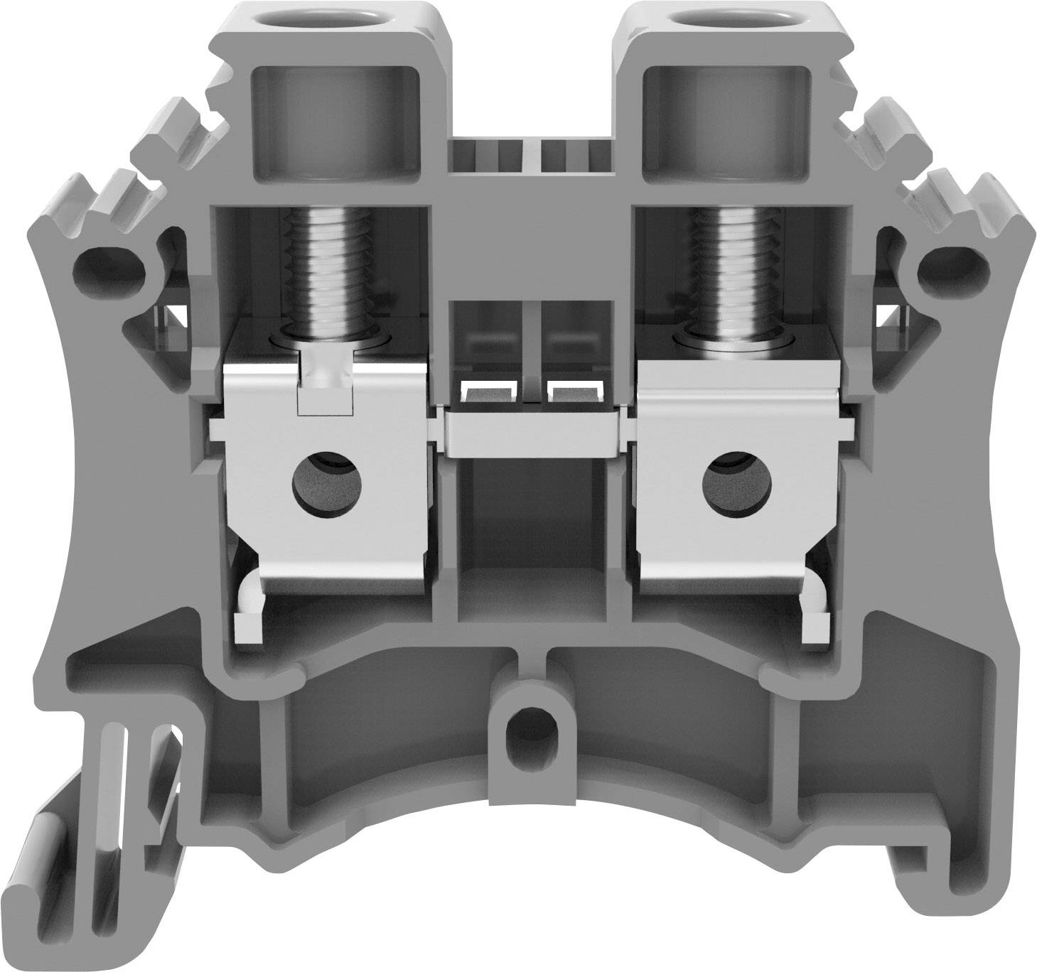 Degson DC10-01P-11-00A(H) Durchgangsklemme Schraubklemme Grau