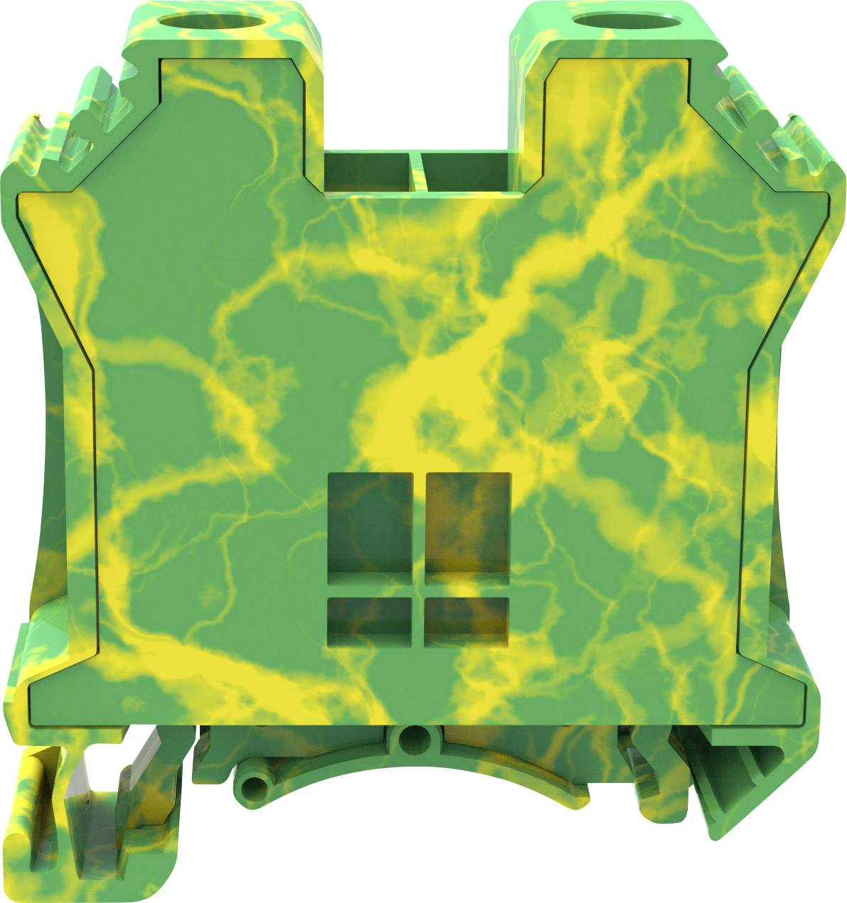 Degson DC35-PE-01P-1C-00A(H) Schutzleiterklemme Schraubklemme Grün, Gelb