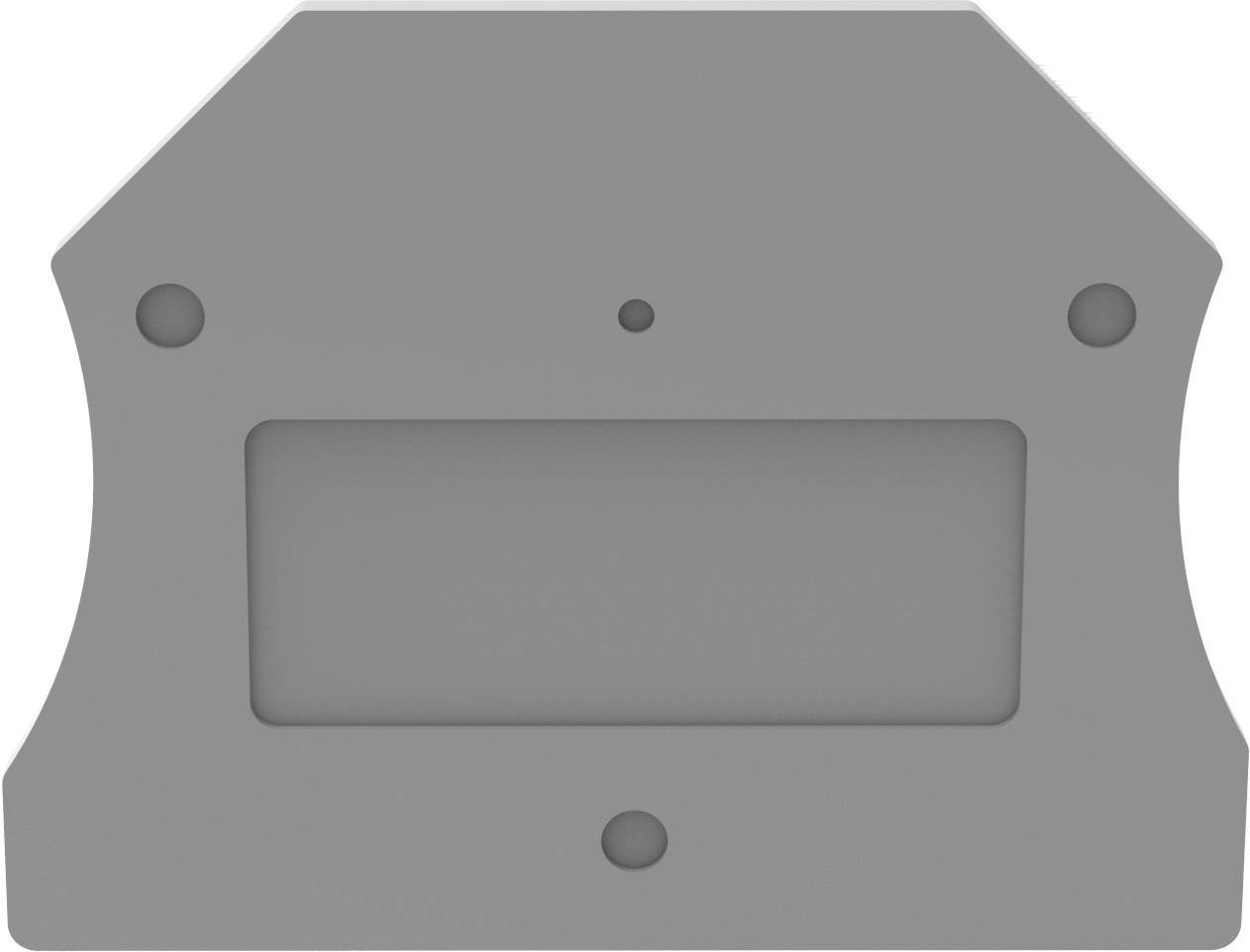 Degson D-DC2.5-01P-11-00A(H) Abschluss Zwischenplatte Grau
