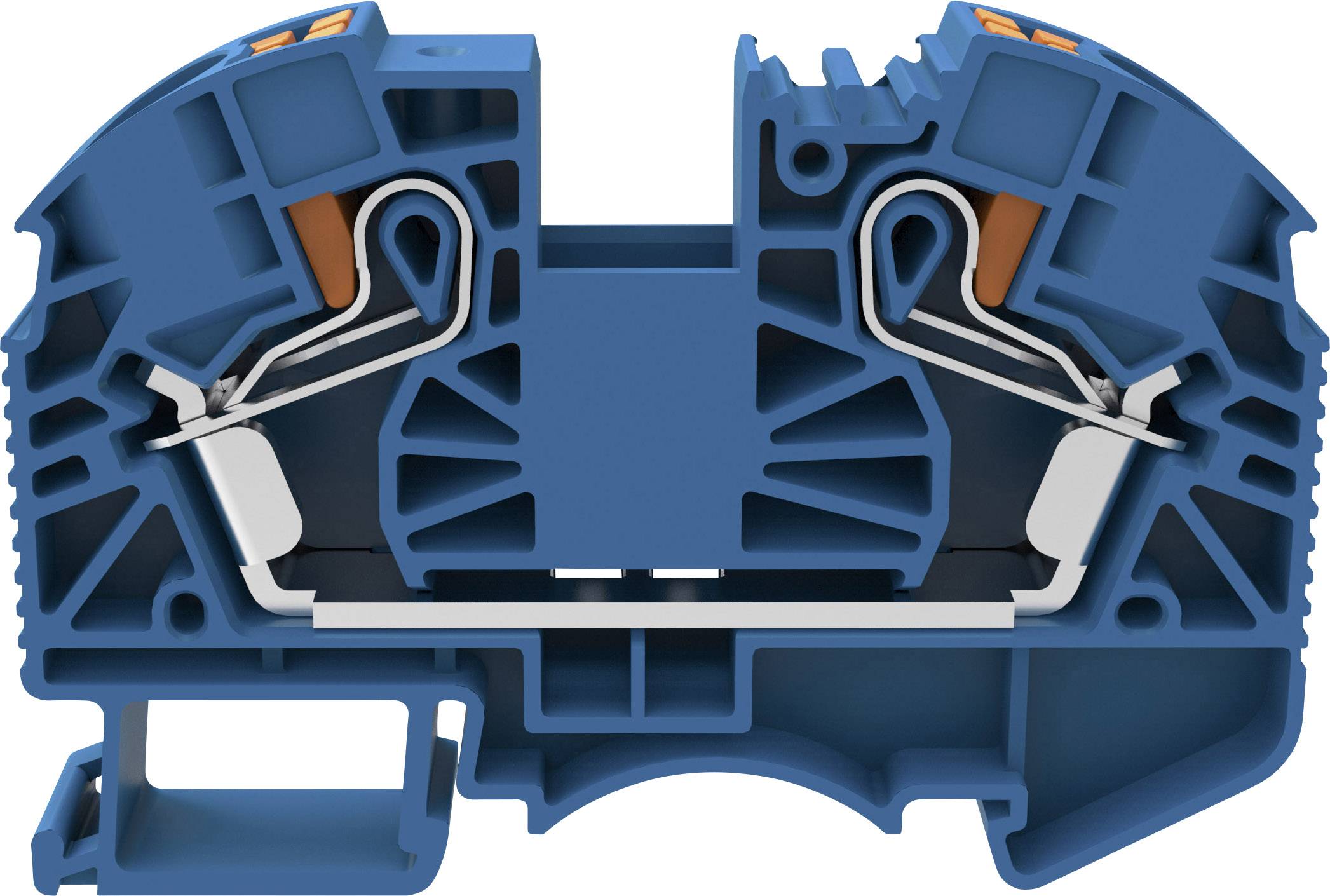 Degson DS16-01P-12-00-A(H) Durchgangsklemme Push-In-Klemme Blau 1St.