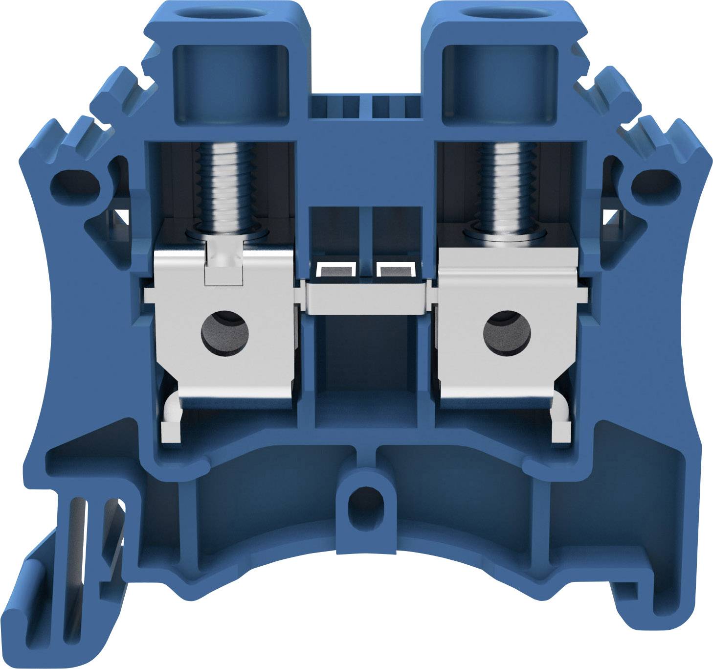 Degson DC10-01P-12-00A(H) Durchgangsklemme Schraubklemme Blau