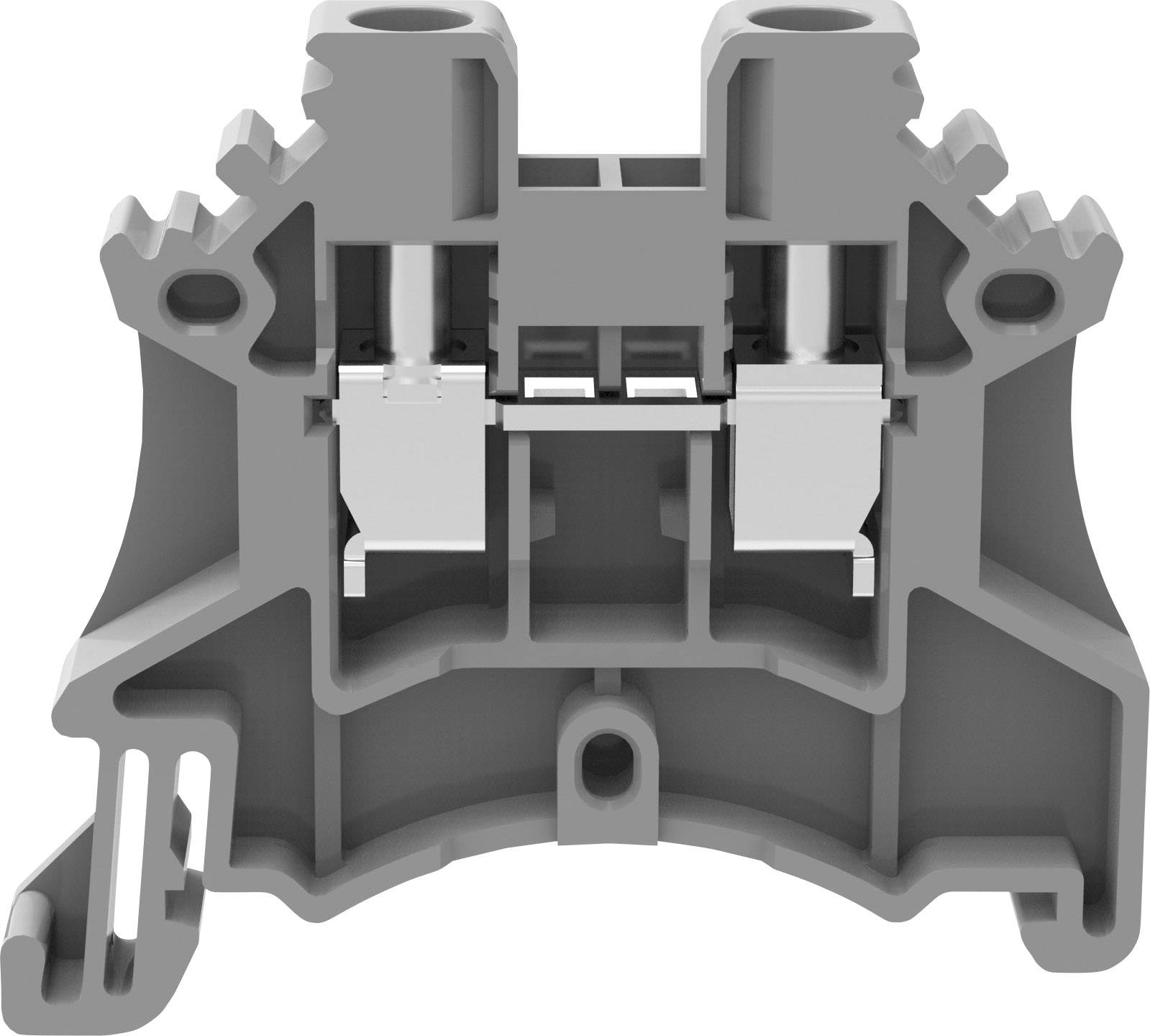 Degson DC4-01P-11-00A(H) Durchgangsklemme Schraubklemme Grau