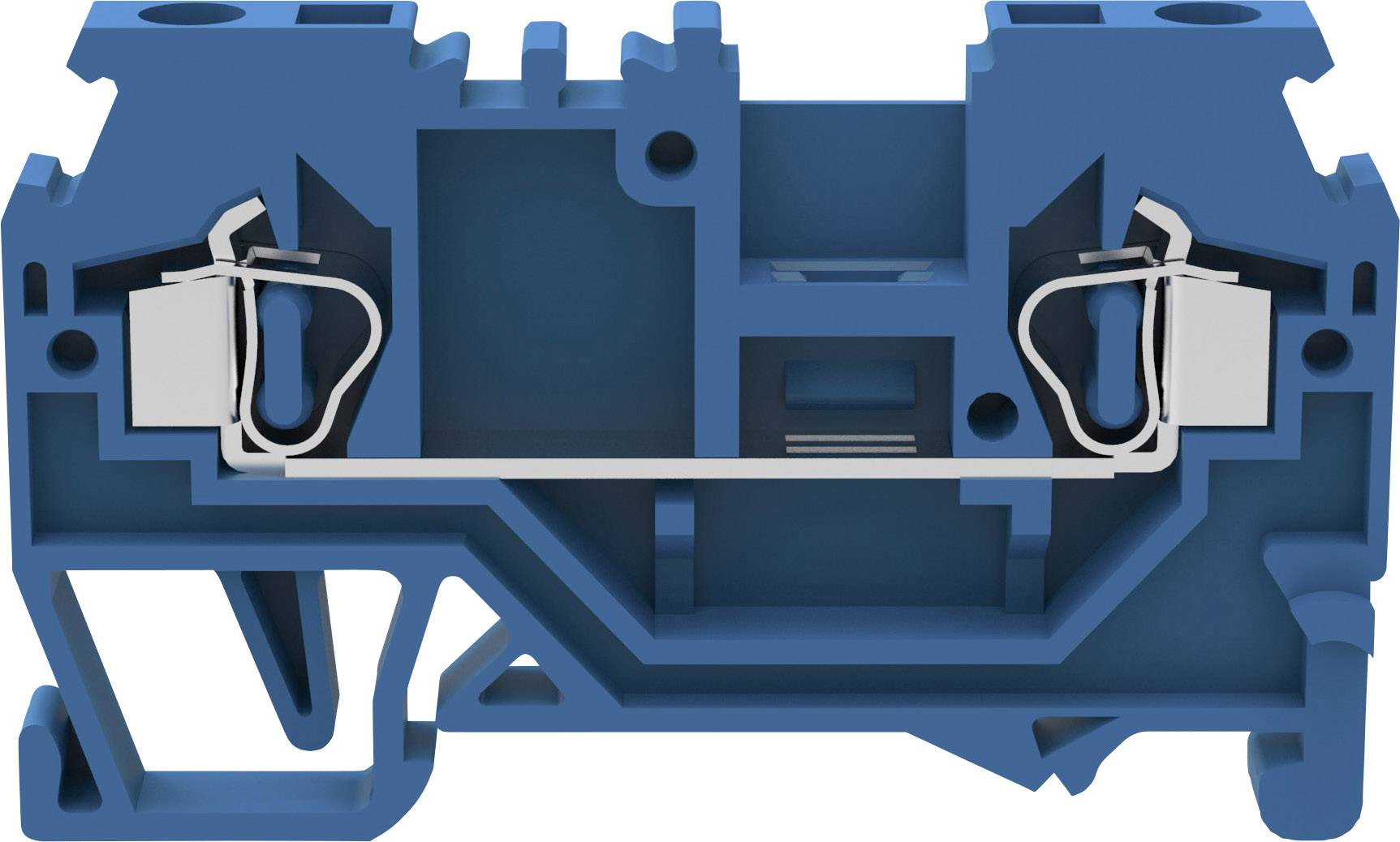 Degson WS2.5-01P-12-00A(H) Durchgangsklemme Federklemme Blau