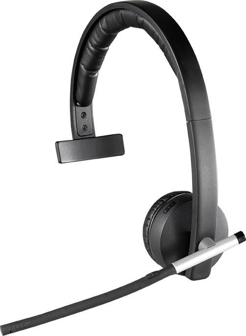 Logitech Mono H820e On Ear Headset Funk, kabelgebunden, DECT Mono Mikrofon-Stummschaltung Computer