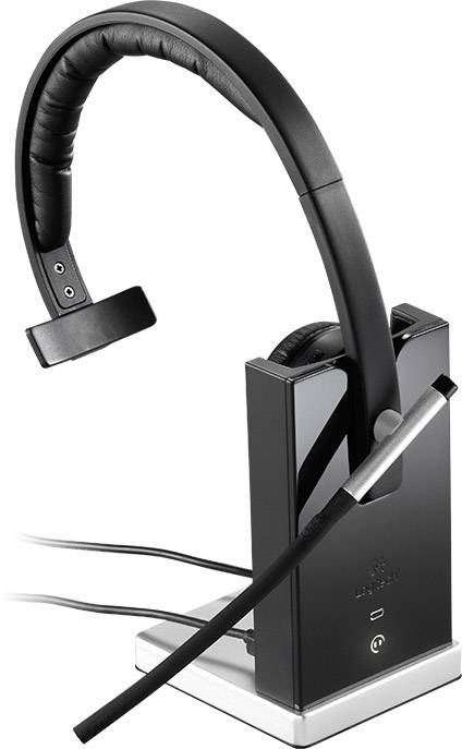Logitech Mono H820e Computer On Ear Headset Funk, kabelgebunden, DECT Mono Mikrofon-Stummschaltung