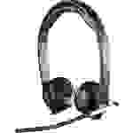 Logitech Dual H820e Computer On Ear Headset Funk, kabelgebunden, DECT Stereo Mikrofon-Stummschaltun