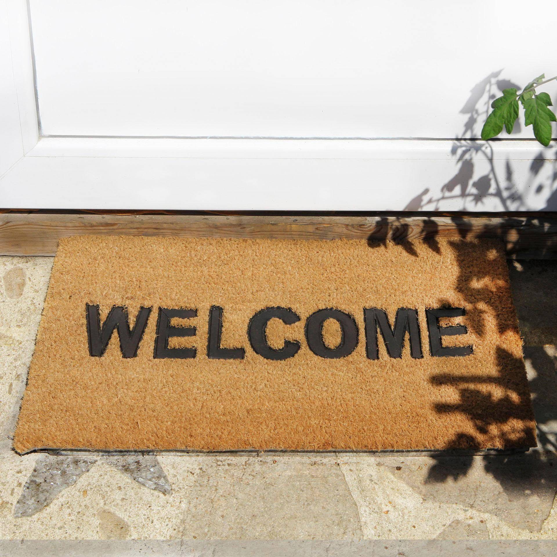 Fußmatte "Welcome", Delindo Lifestyle 60x40cm