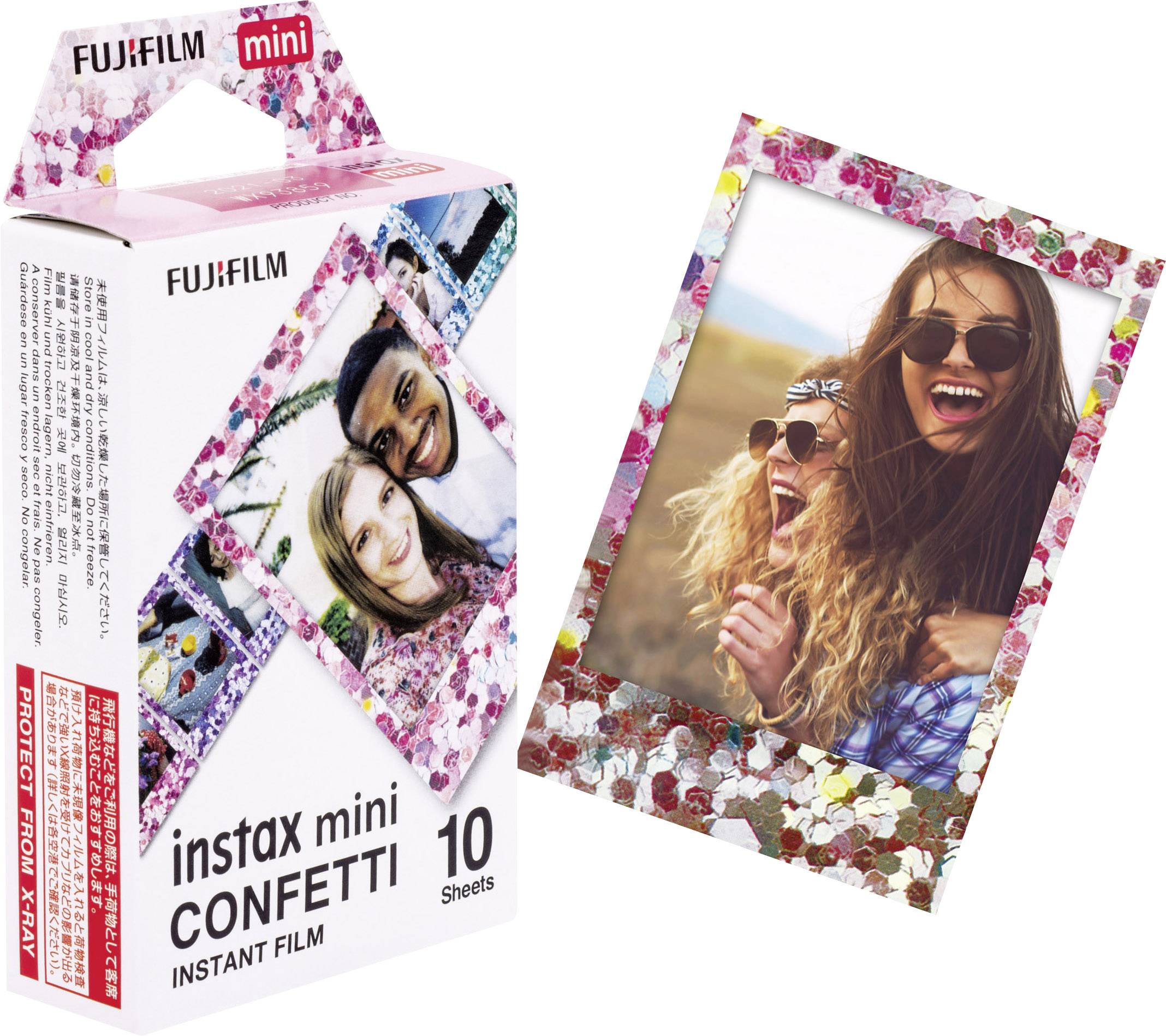 Fujifilm Instax Mini Confetti Sofortbild-Film Bunt