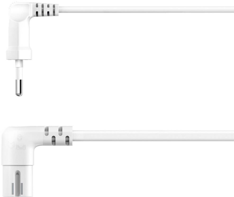 Hama 137226 Strom Netzkabel  Weiß 1.50 m