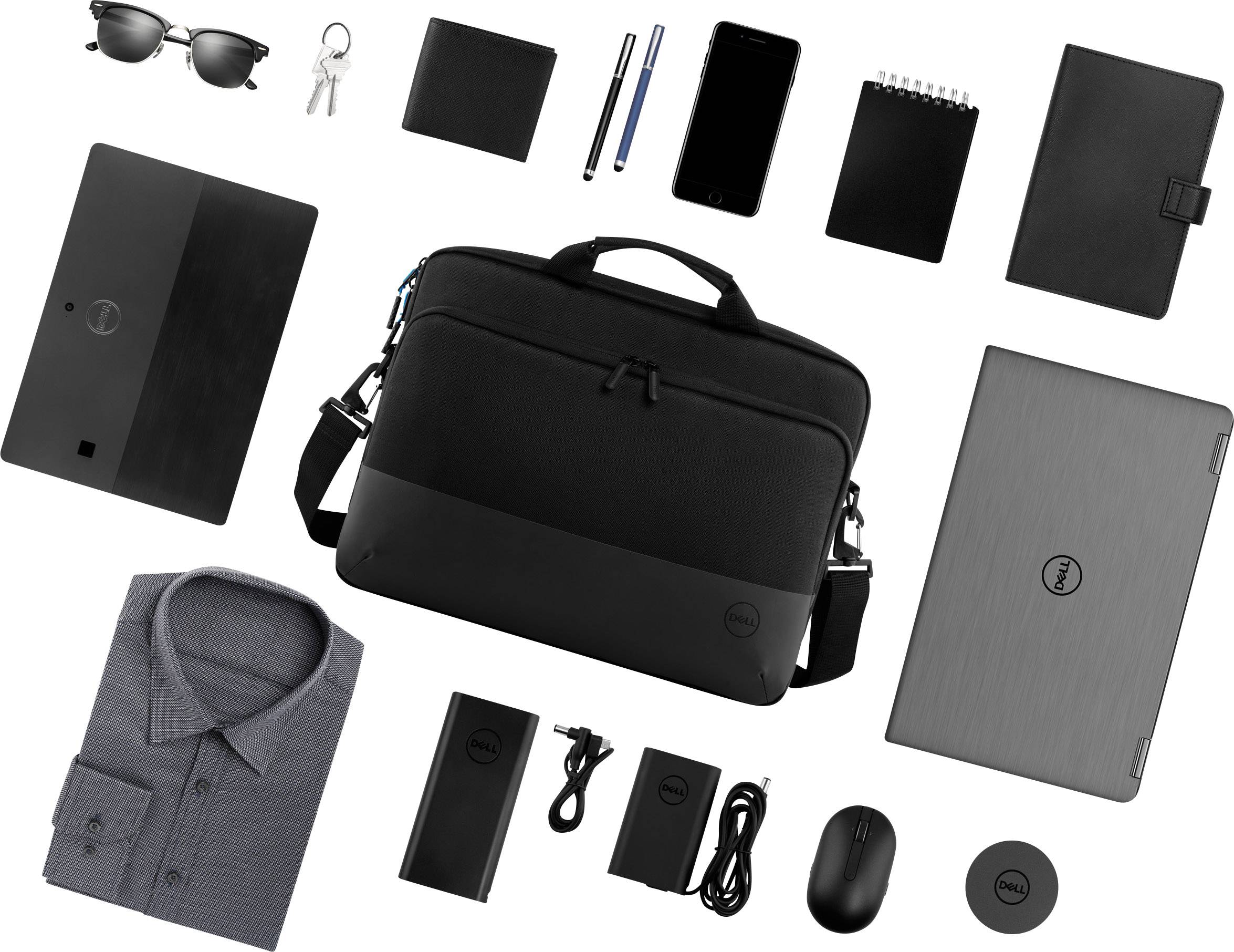 Dell Notebook Tasche Pro Slim Briefcase 15 Passend für maximal: 38,1cm (15") Schwarz