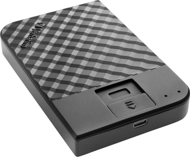 Verbatim Store 'n' Go Fingerprint Secure 2 TB Externe Festplatte 6.35 cm (2.5 Zoll) USB-A (USB 3.2 Gen 1) Schwarz 53651