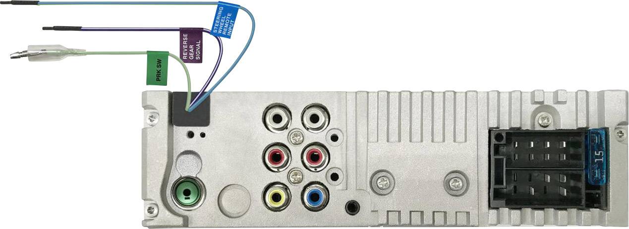 JVC KD-X560BT Autoradio Anschluss für Rückfahrkamera, Anschluss für Lenkradfernbedienung, Bluetooth®-Freisprecheinrichtung