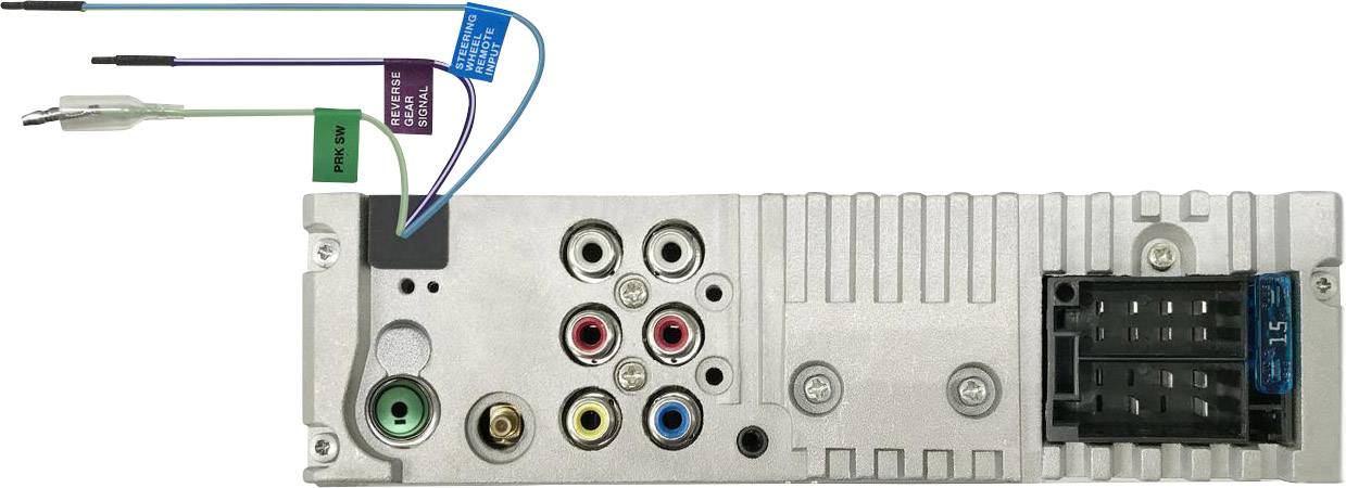 JVC KD-X561DBT Autoradio Anschluss für Rückfahrkamera, Anschluss für Lenkradfernbedienung, Bluetooth®-Freisprecheinrichtung