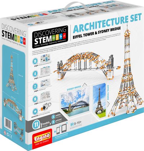 Engino Discovering STEM Bausatz Architektur-Set