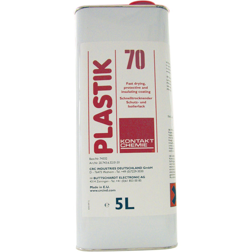 Kontakt Chemie PLASTIK 70 74332-AA Isolier- und Schutzlack 5 l