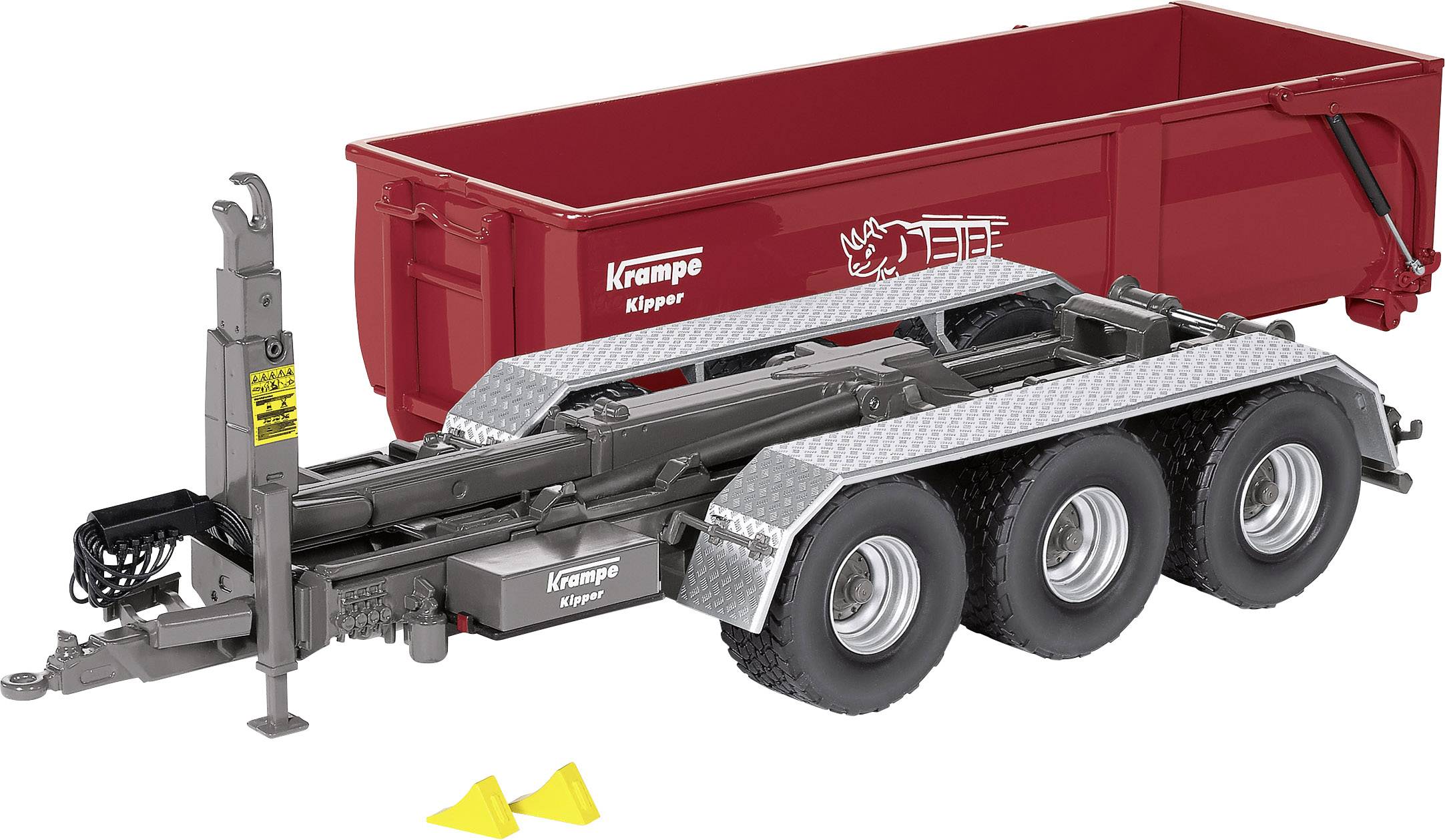 Wiking 077826 Spur 1 Krampe Hakenlift THL 30L mit Abrollcontainer Big Body 750