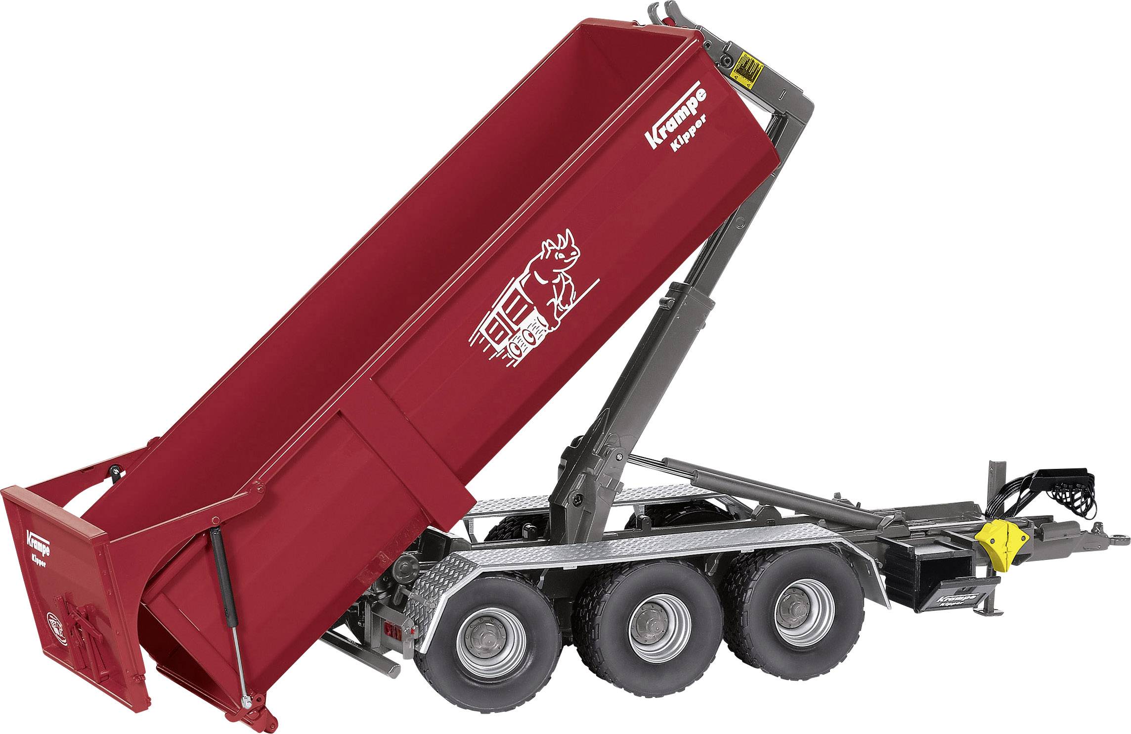 Wiking 077826 Spur 1 Krampe Hakenlift THL 30L mit Abrollcontainer Big Body 750