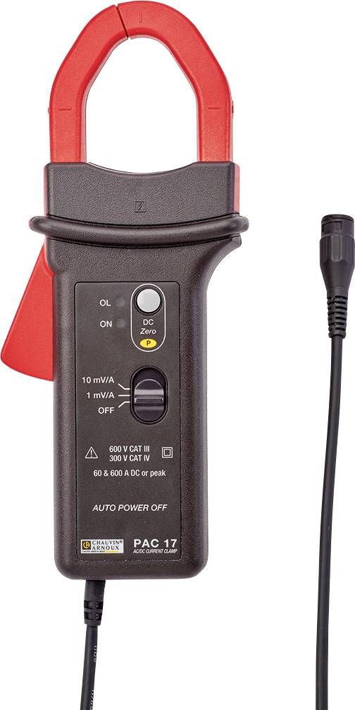 Chauvin Arnoux PAC 17 Stromzangenadapter Messbereich A/AC (Bereich): 0.5 - 400 A Messbereich A/DC (