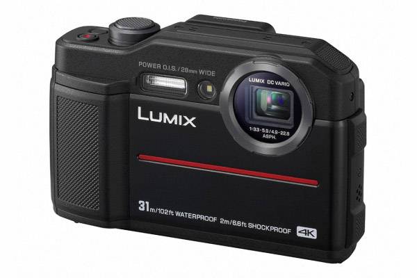 Panasonic DC-FT7EG-K Digitalkamera 20.4 Megapixel Opt. Zoom: 9 x Schwarz 4K-Video, WiFi, Unterwasserkamera, Wasserdicht, Stoßfest