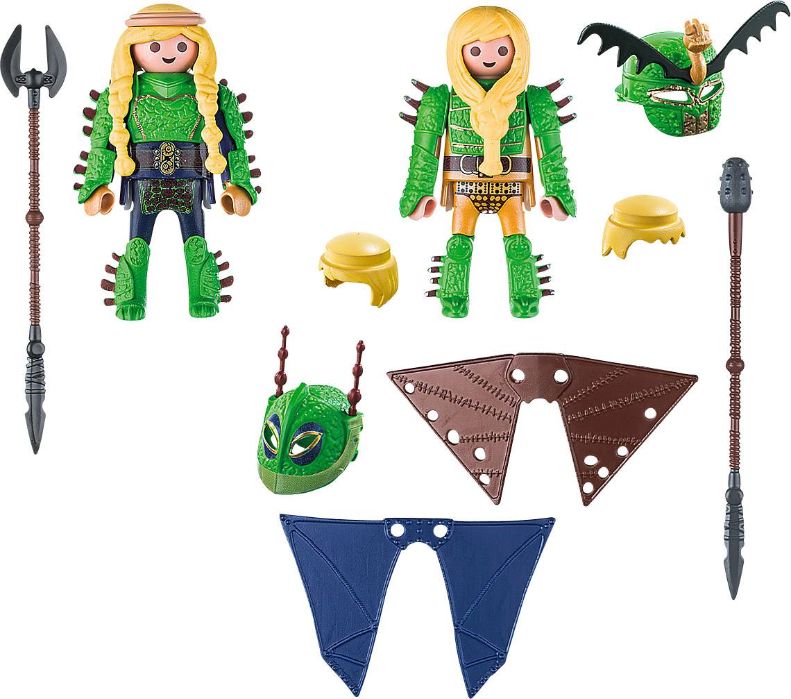 Playmobil Dragons Raffnuss und Taffnuss mit Fluganzug 70042
