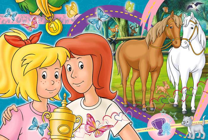 Schmidt Spiele Bibi & Tina Pferdeglück + Slap-Snap-Band 56320