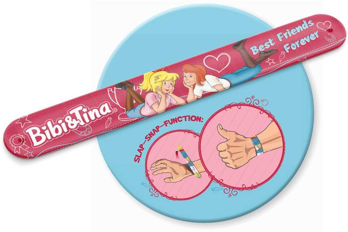 Schmidt Spiele Bibi und Tina: Freundinnen für immer + Slap-Snap-Band 56321