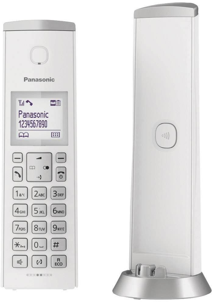Panasonic KX-TGK220 DECT Schnurloses Telefon analog Geräuschreduzierung Weiß