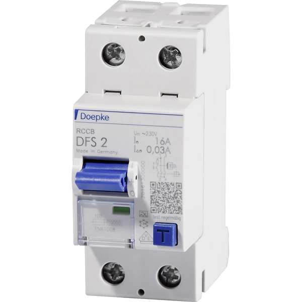 Doepke 09124601 DFS2 025-2/0,03-A 2polig 25/0,03A Fehlerstrom-Schutzschalter A 2polig 25 A 0.03 A 2 Doepke 09124601 DFS2 025-2/0,03-A 2polig 25/0,03A Fehlerstrom-Schutzschalter A 2polig 25 A 0.03 A 2