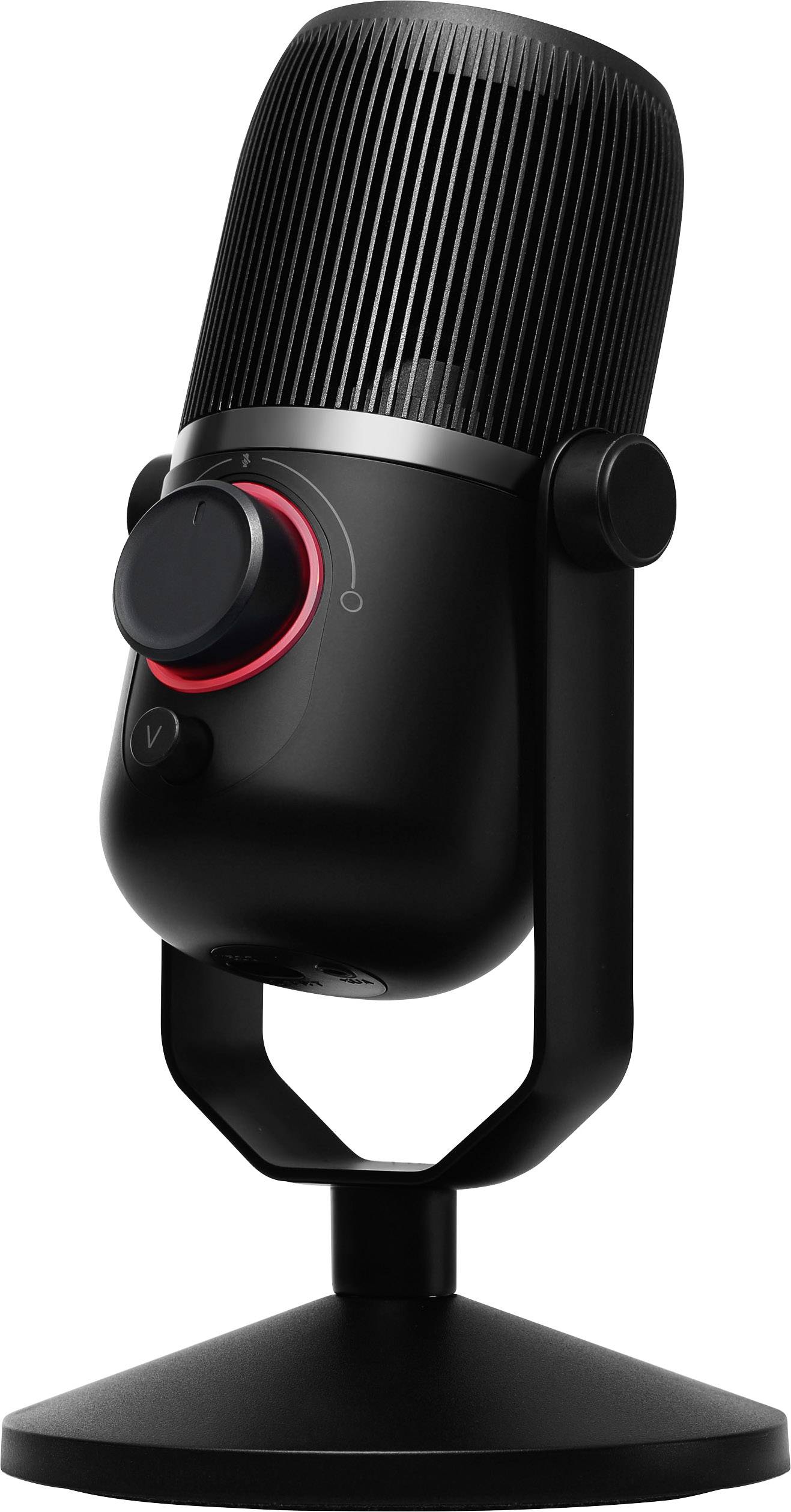 Thronmax M4 Stand USB-Studiomikrofon Übertragungsart (Details):Kabelgebunden Standfuß, inkl. Kabel USB-C®, Audio, stereo (3.5 mm Klinke) Kabelgebun